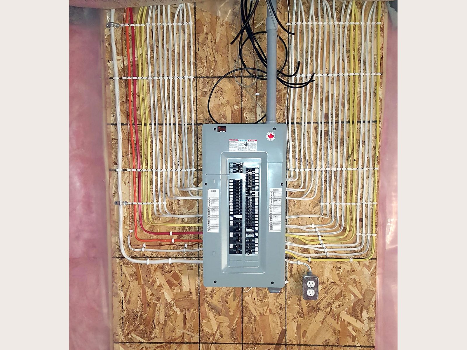 Electrical panel installation, photo 4 of 10